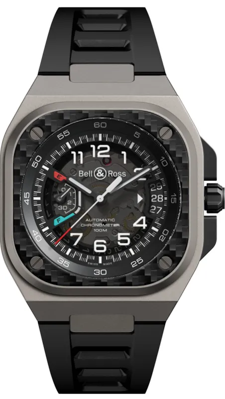 Bell & Ross BR X5 Racing Rubber Limited Edition Watch made by Jura Watches