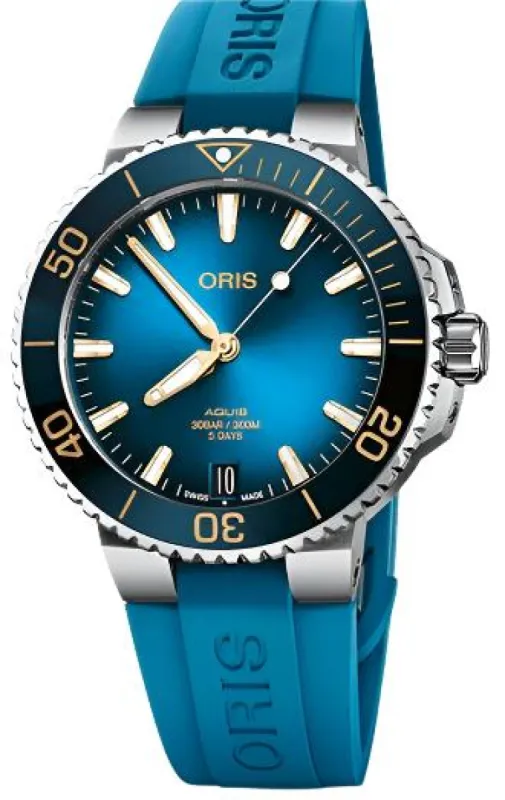 Oris Aquis Date Calibre 400 Blue sold by Jura Watches