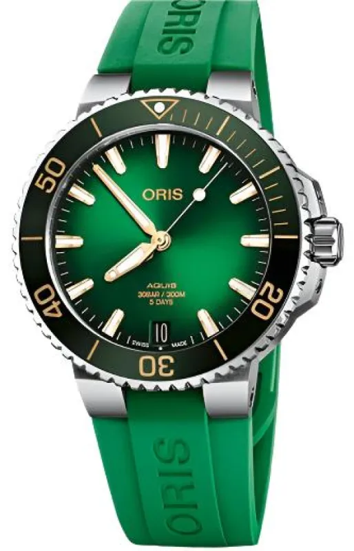 Oris Aquis Date Calibre 400 Green made by Oris