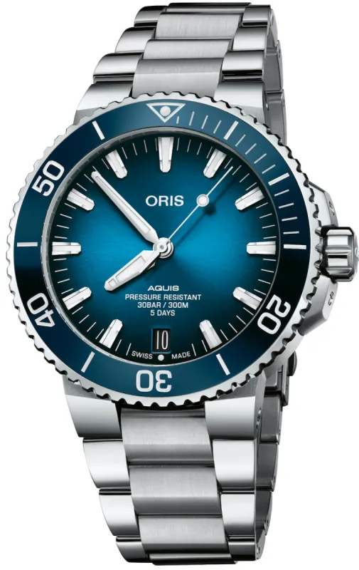 Oris Aquis Date Calibre 400 Bracelet D sold by Jura Watches