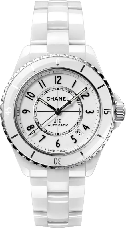 CHANEL J12 White 38mm Ceramic Automatic Watch made by Chanel