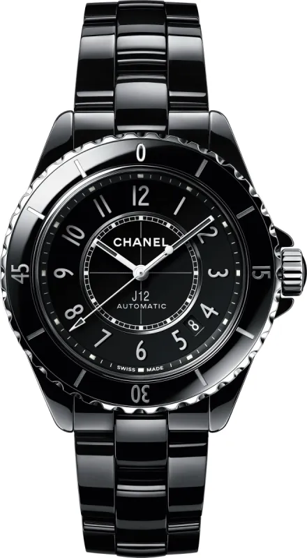 CHANEL J12 Black 38mm Ceramic Automatic Watch made by Chanel