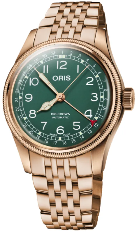 Oris Big Crown Pointer Date Bronze Green sold by Jura Watches