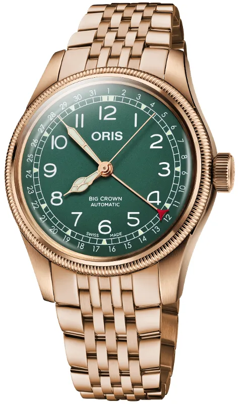 Oris Big Crown Pointer Date Bronze Green sold by Jura Watches