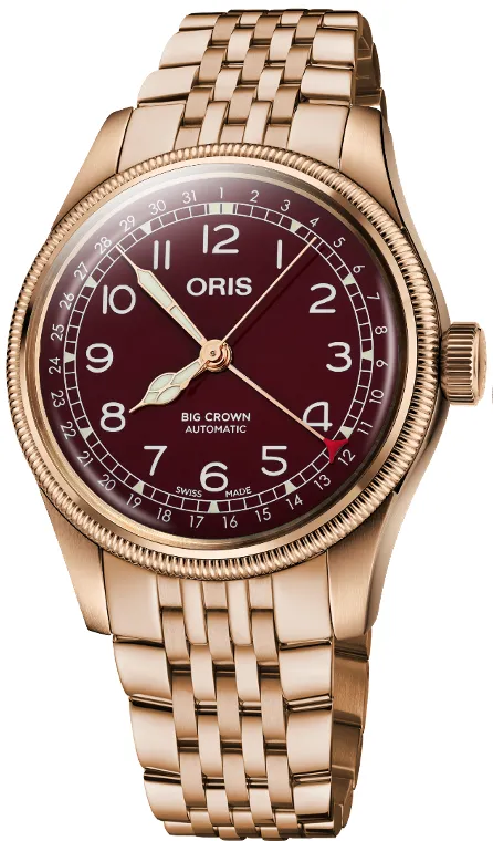 Oris Big Crown Pointer Date Bronze Red sold by Jura Watches