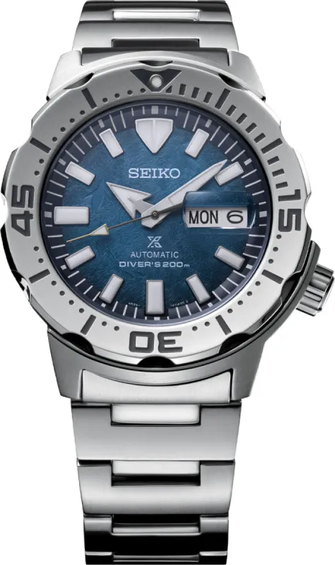 Seiko Prospex Save the Ocean Antarctica Monster sold by Jura Watches
