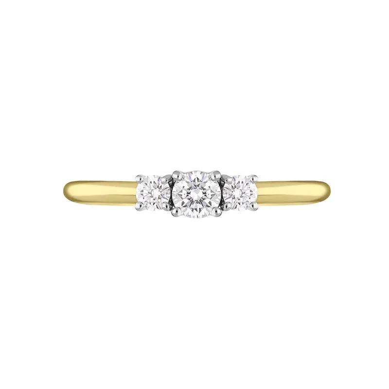 18ct Yellow Gold Diamond Three Stone Ring sold by Jura Watches product image thumbnail 2