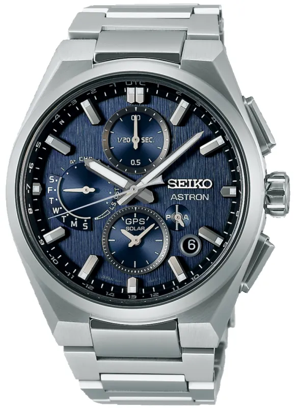 Seiko Astron GPS Solar Dual Time Chronograph Watch sold by Jura Watches