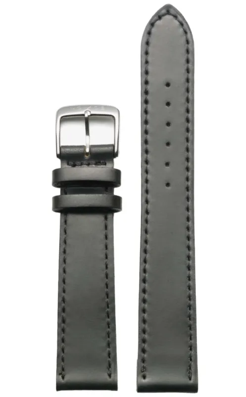 Nomos Glashutte Strap Horween Genuine Shell Cordovan Black 19 mm Short sold by Jura Watches