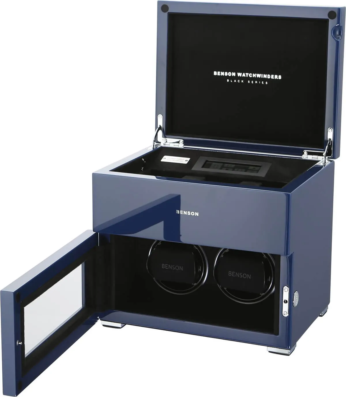Benson Watch Winder Black Series 2.16.BL Blue Limited Edition sold by Jura Watches product image thumbnail 4