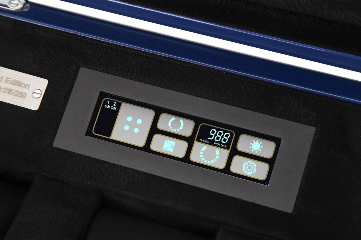 Benson Watch Winder Black Series 2.16.BL Blue Limited Edition sold by Jura Watches product image thumbnail 5