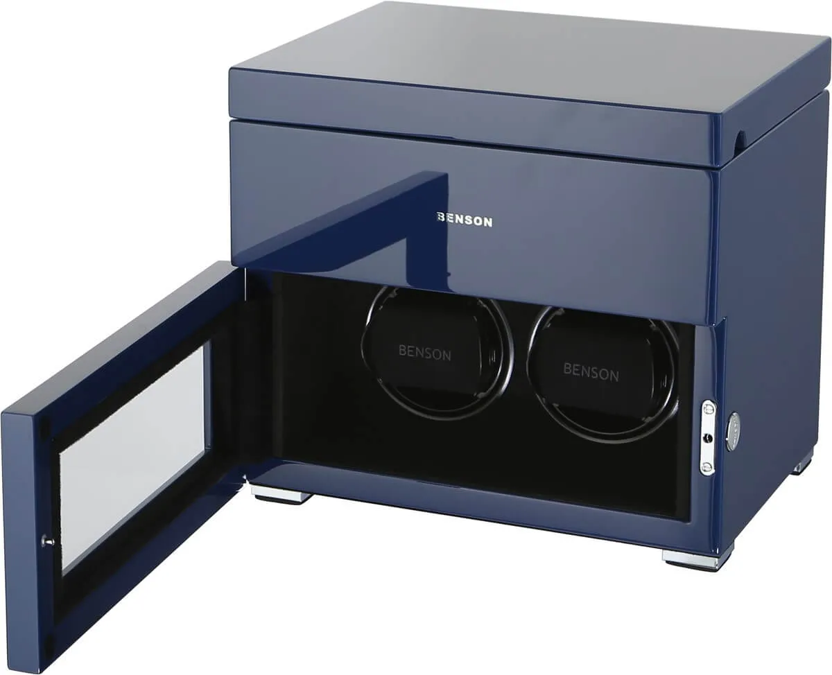 Benson Watch Winder Black Series 2.16.BL Blue Limited Edition sold by Jura Watches product image thumbnail 3