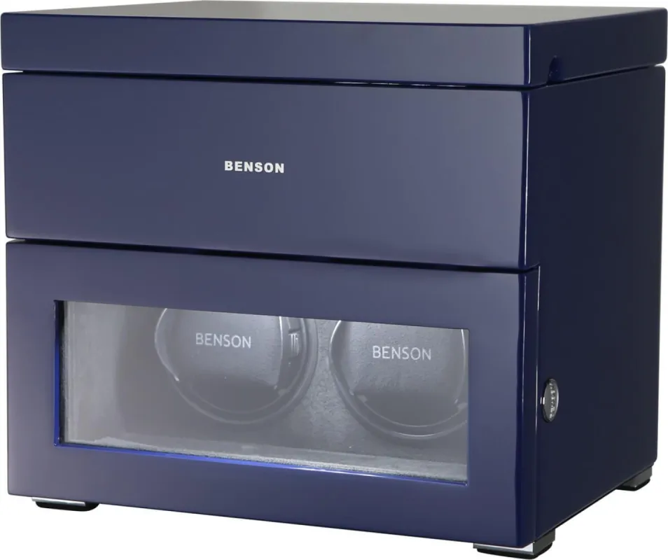 Benson Watch Winder Black Series 2.16.BL Blue Limited Edition made by Jura Watches