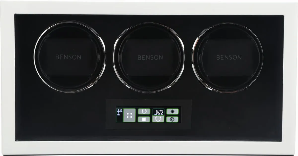 Benson Watch Winder Compact Triple 3.WS White sold by Jura Watches product image thumbnail 2