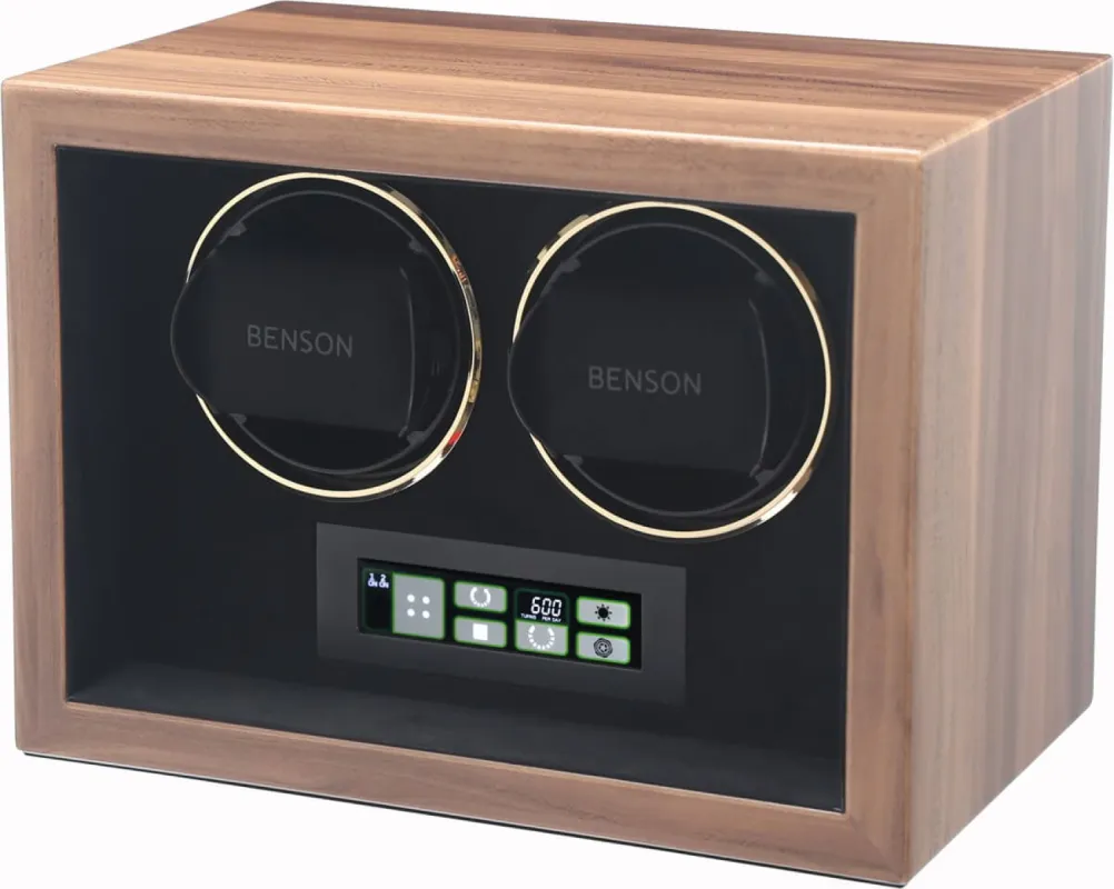 Benson Watch Winder Compact Double 2.WAG Brown made by Jura Watches