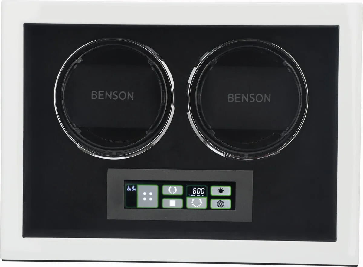 Benson Watch Winder Compact Double 2.WS White sold by Jura Watches product image thumbnail 2