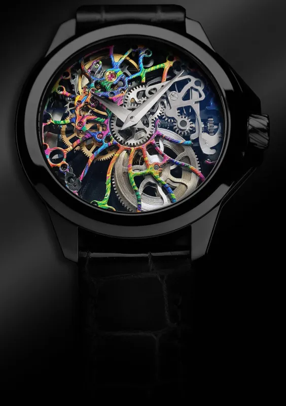 ArtyA Son of Gears Dark Shams Muticolored Limited Edition Watch sold by Jura Watches