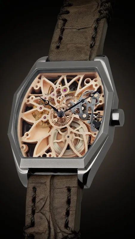 ArtyA Son of Gears Son of Gears Edelweiss Gold On Steel Limited Edition Watch sold by Jura Watches
