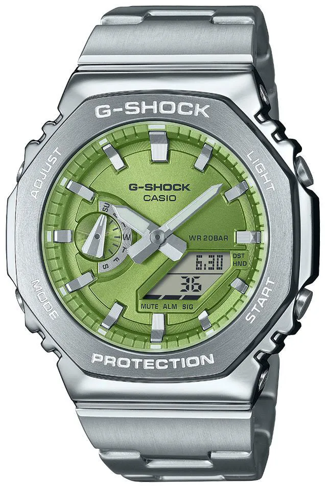 G-Shock 2110 Metallic Green Dual Display Watch sold by Jura Watches product image thumbnail 2