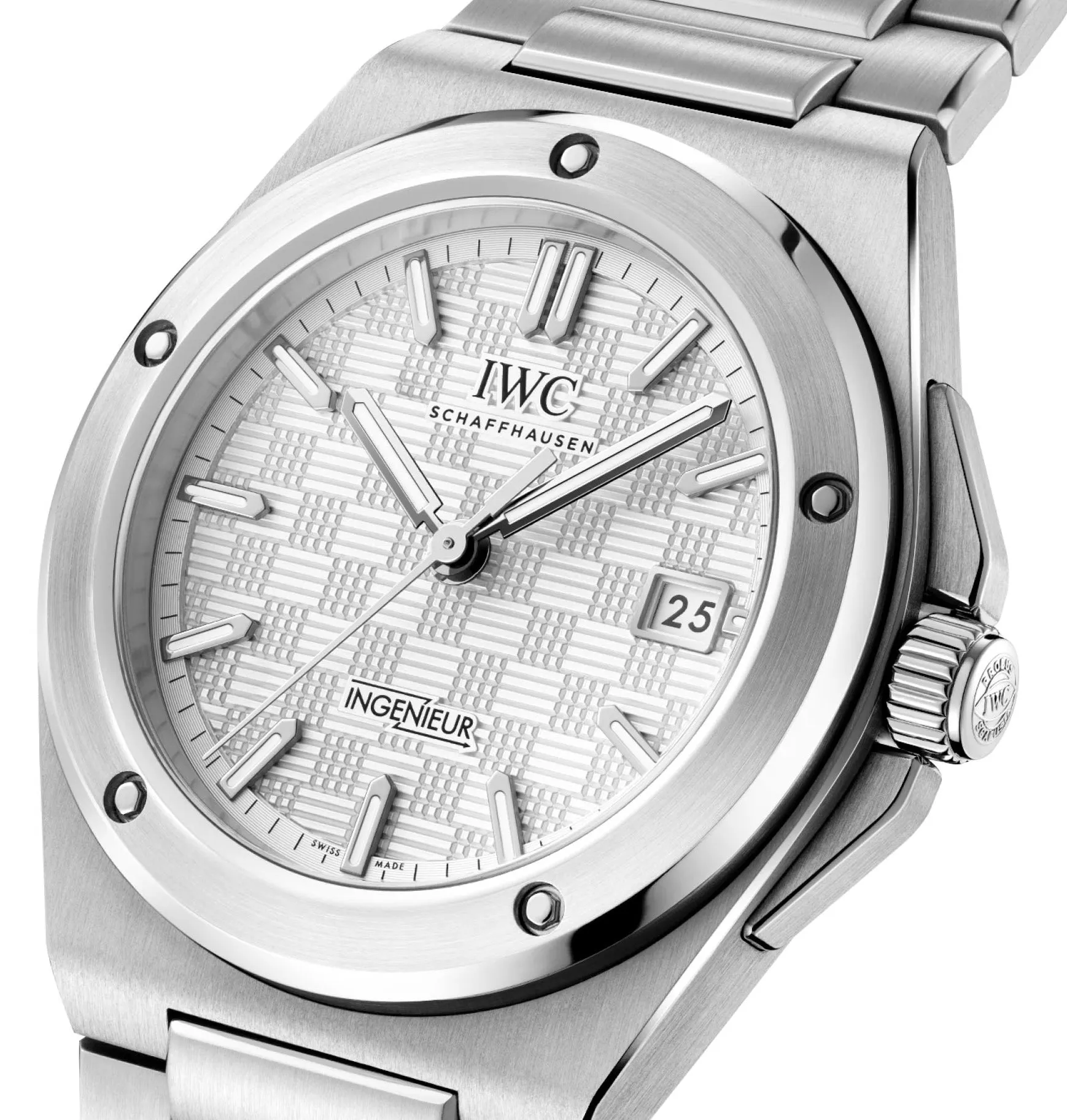 IWC Ingenieur Automatic 40 White Watch sold by Jura Watches product image thumbnail 3
