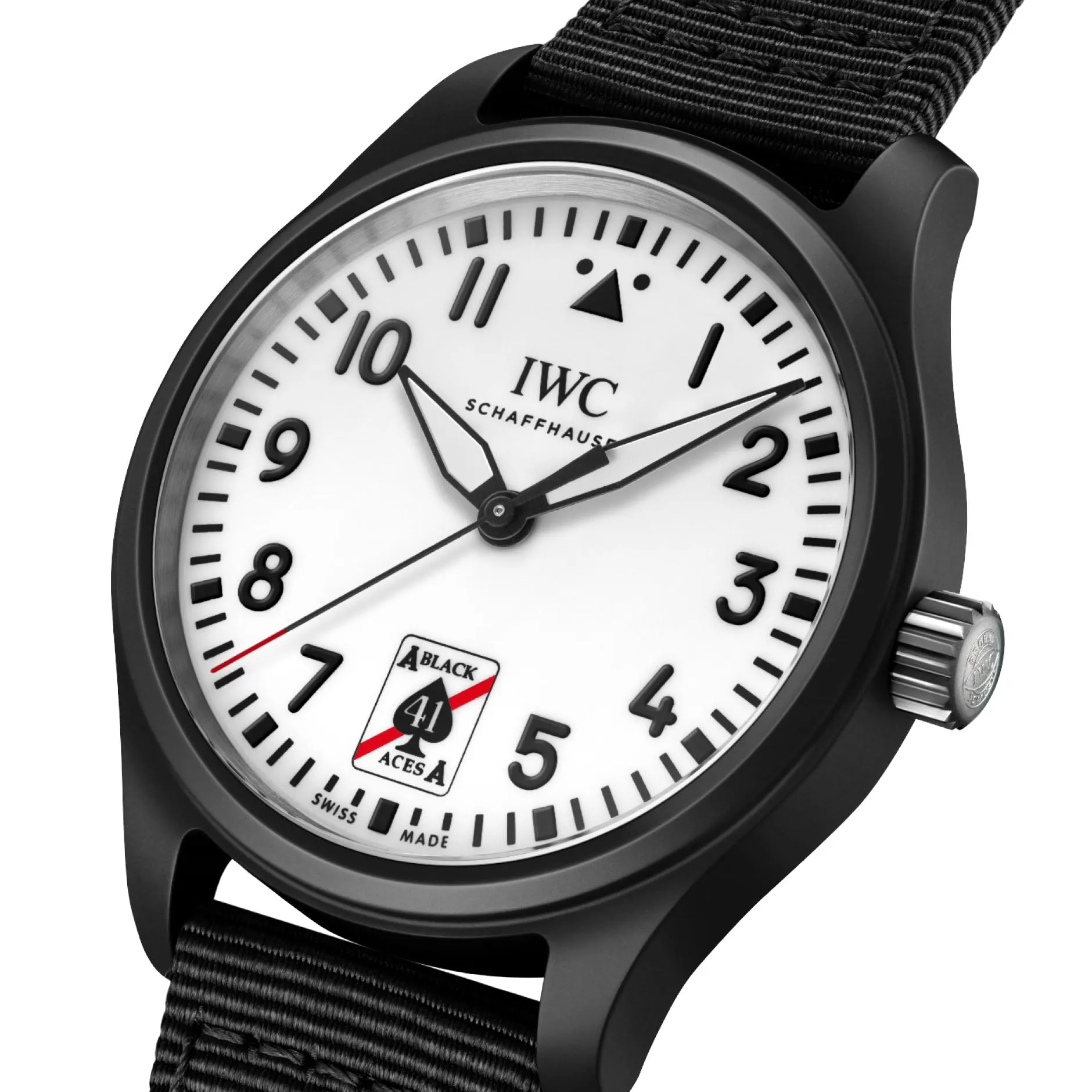 IWC Pilots Automatic 41 Black Aces Watch sold by Jura Watches product image thumbnail 3