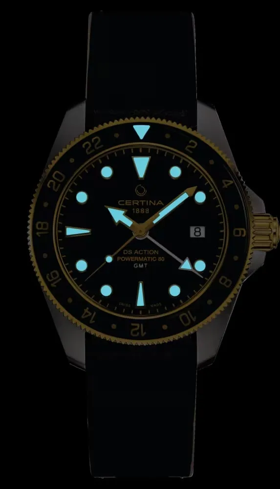 Certina DS Action GMT Powermatic 80 Mens Watch sold by Jura Watches product image thumbnail 2