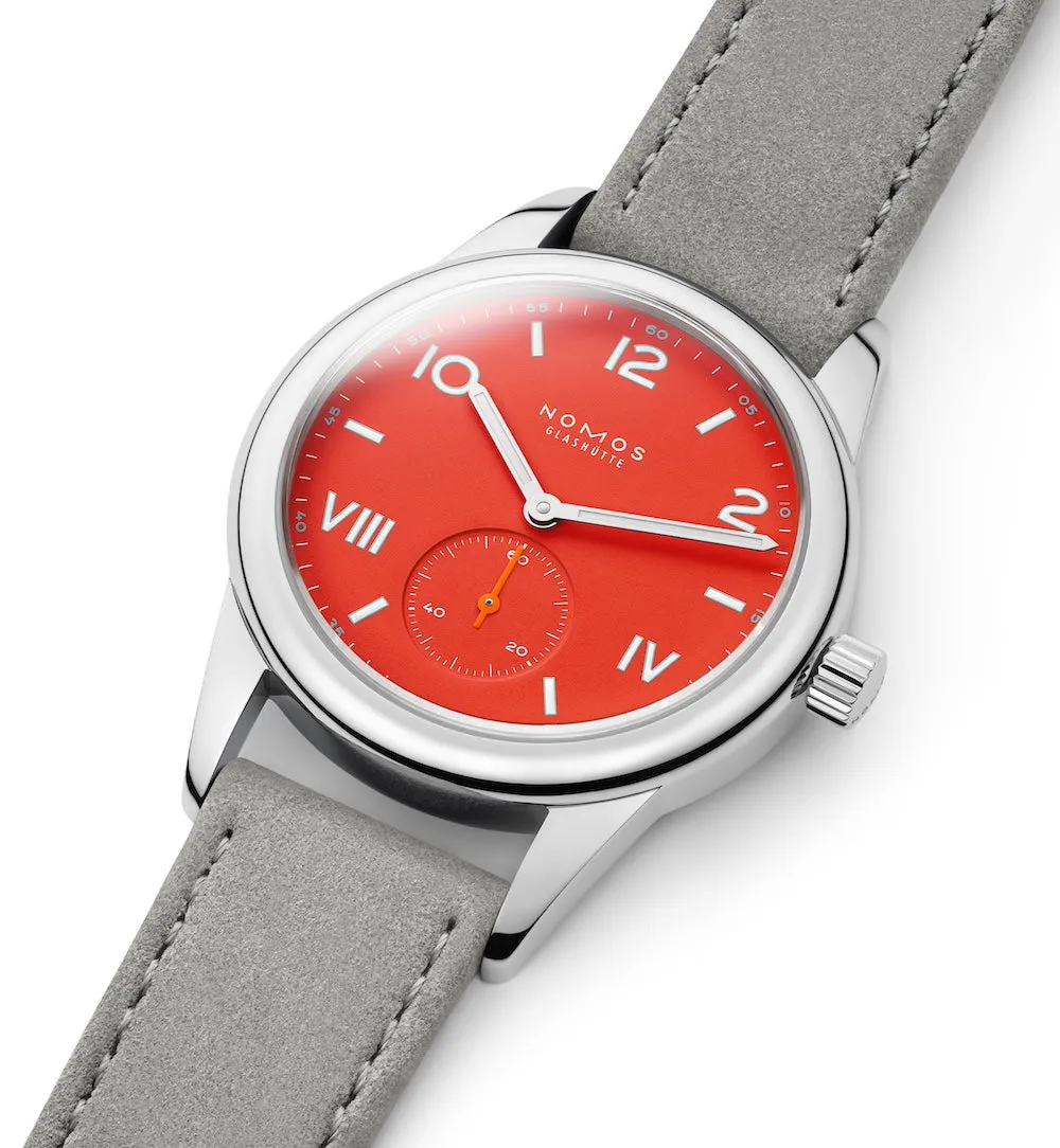 Nomos Glashutte Club Campus Nonstop Red Steel Back Watch sold by Jura Watches product image thumbnail 2