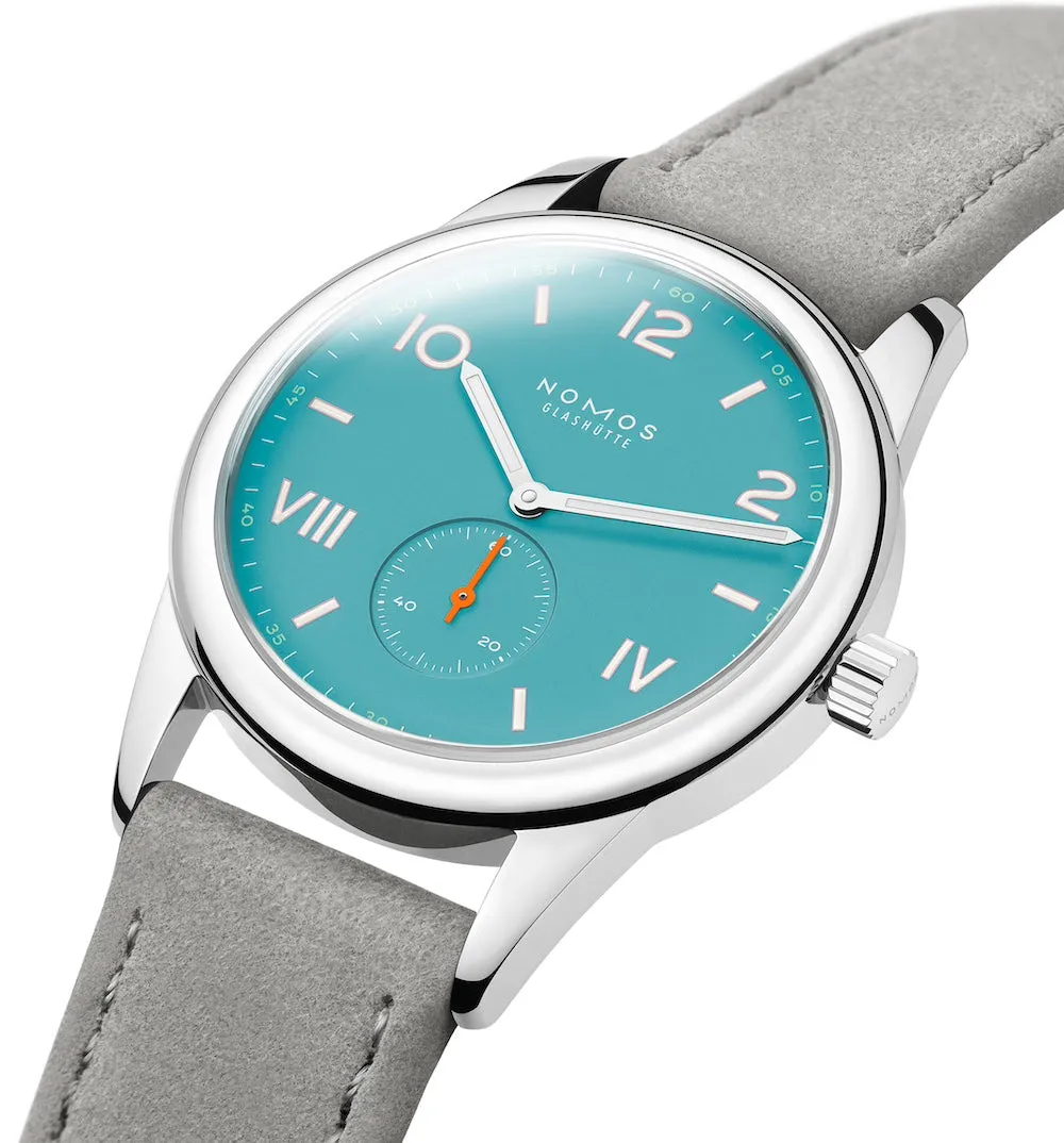 Nomos Glashutte Club Campus 38 Endless Blue Steel Back Watch sold by Jura Watches product image thumbnail 4
