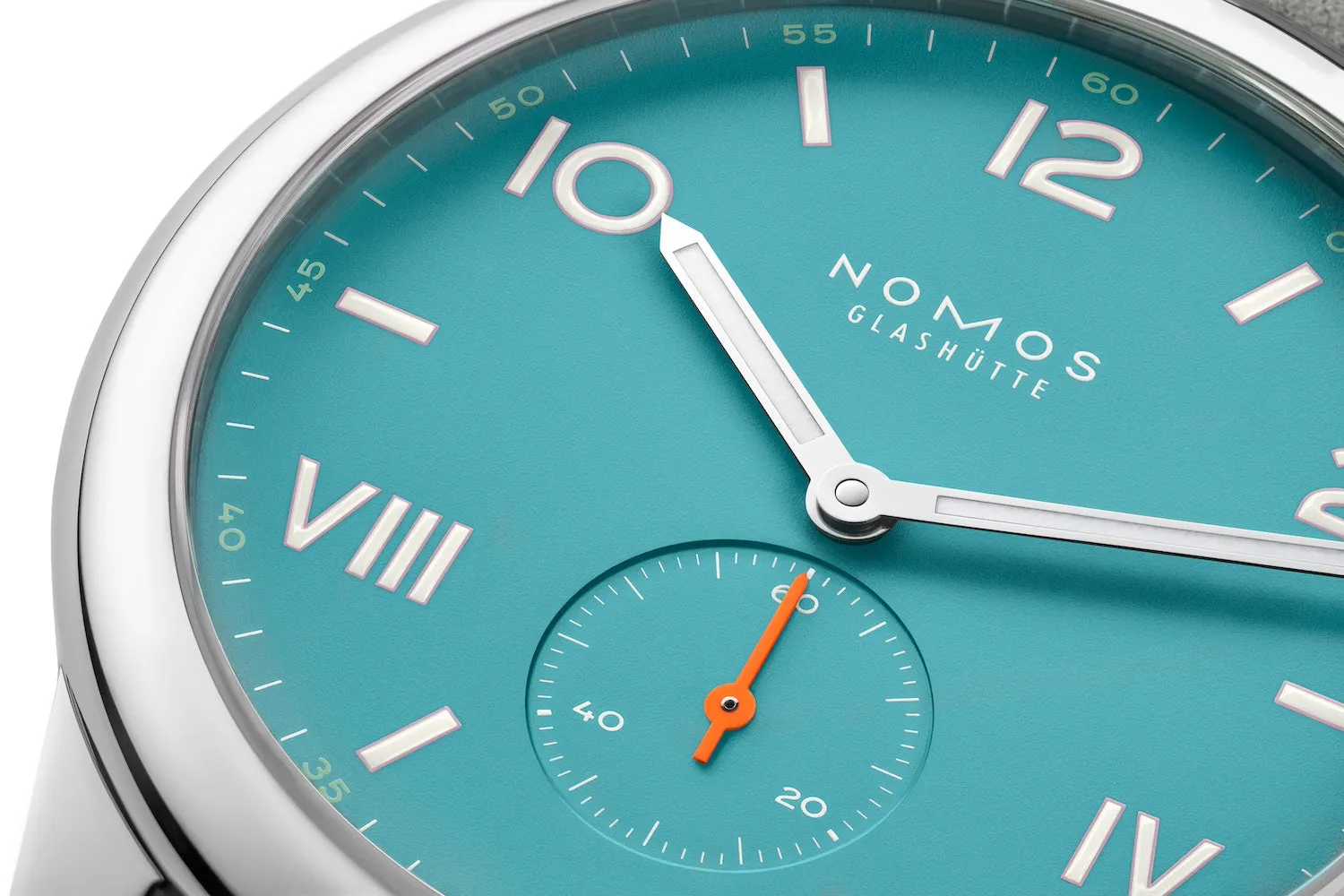 Nomos Glashutte Club Campus 38 Endless Blue Steel Back Watch sold by Jura Watches product image thumbnail 3
