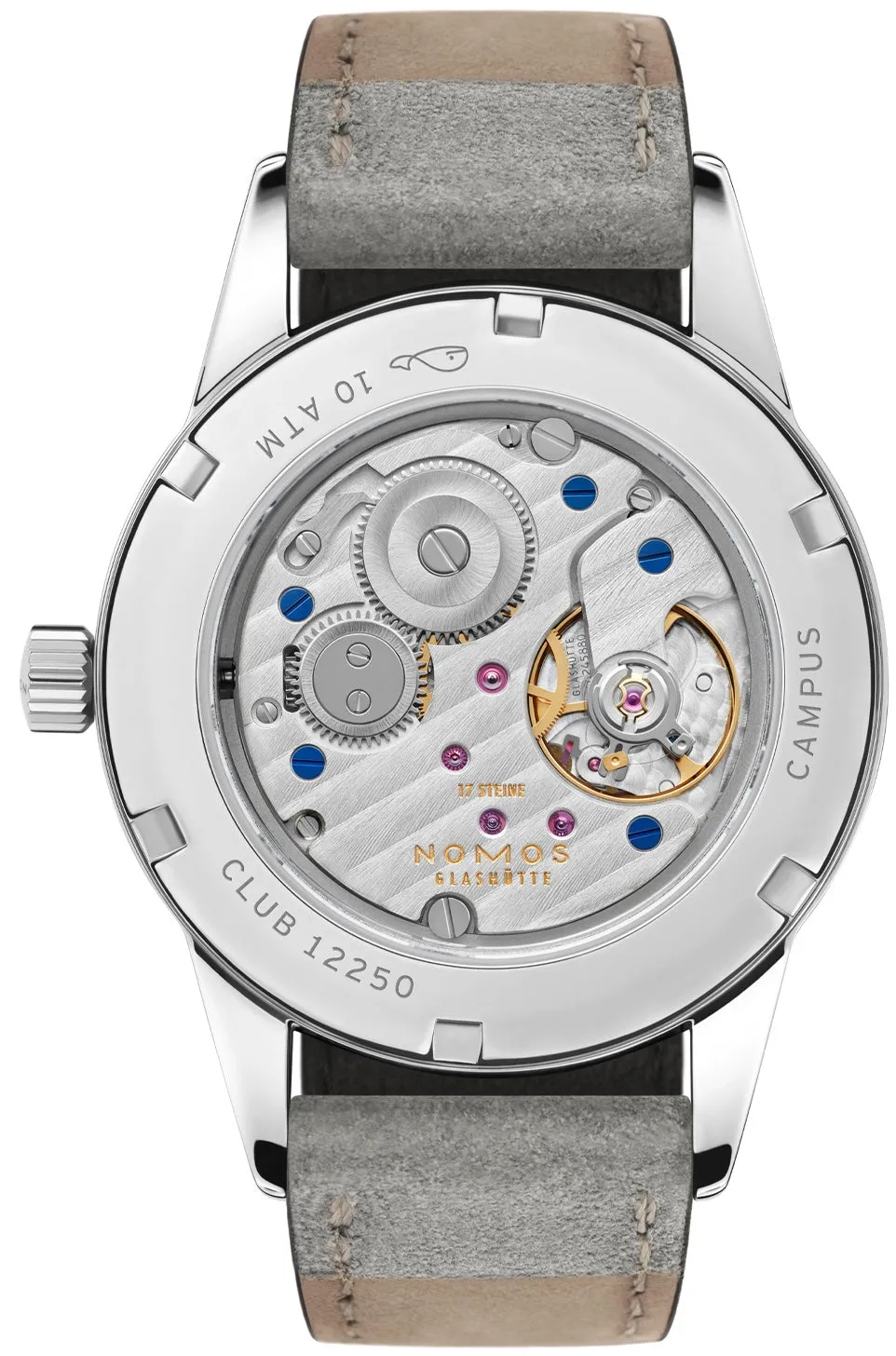 Nomos Glashutte Club Campus Endless Blue Sapphire Crystal Watch Pre-Order sold by Jura Watches product image thumbnail 2