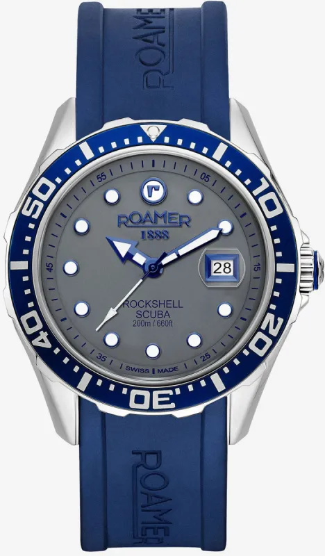 Roamer Rockshell Scuba Rubber Watch sold by Jura Watches