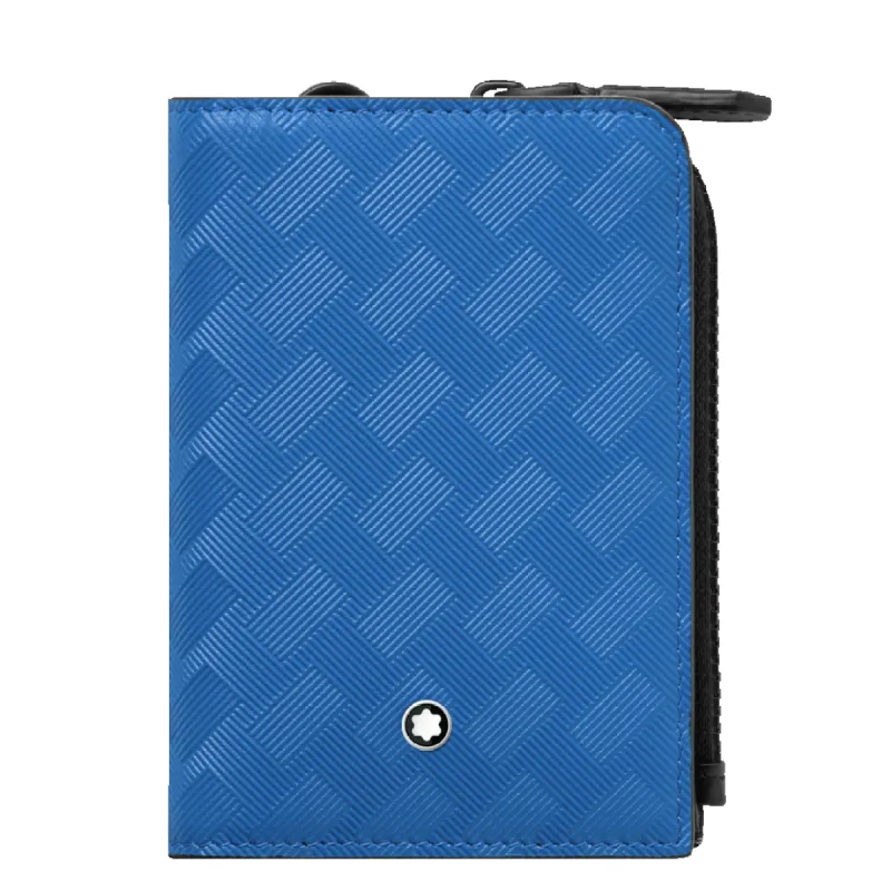 Montblanc Extreme 3.0 Card Holder 3cc with Zipped Pocket Atlantic Blue D sold by Jura Watches