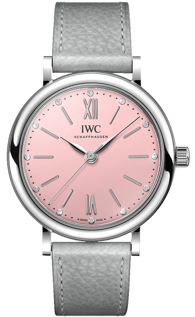 IWC Portofino Auto 34 Pink sold by Jura Watches