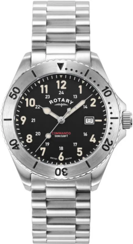Rotary Commando Mens Watch Pre-Order sold by Jura Watches
