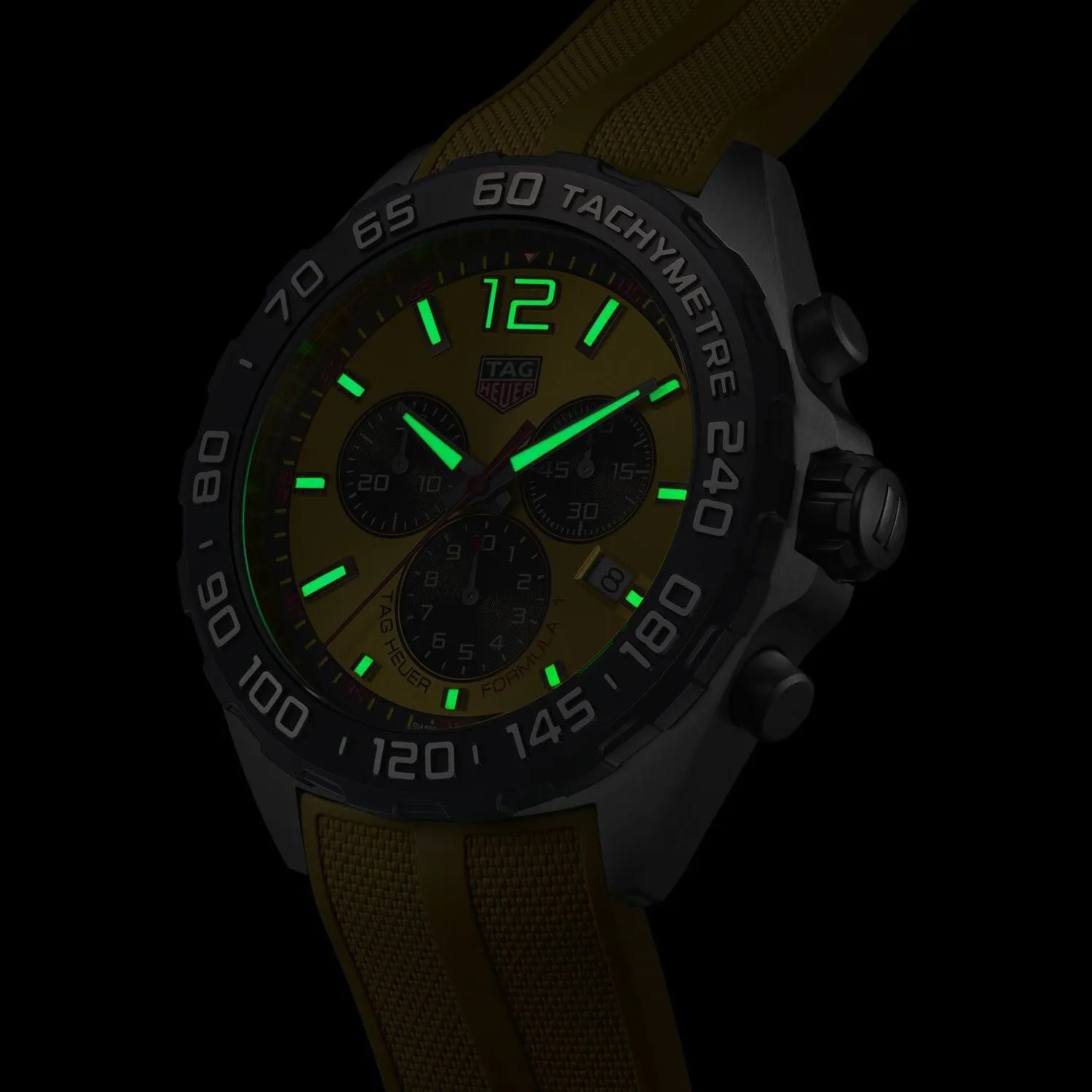 TAG Heuer Formula 1 Chronograph Yellow Watch sold by Jura Watches product image thumbnail 3