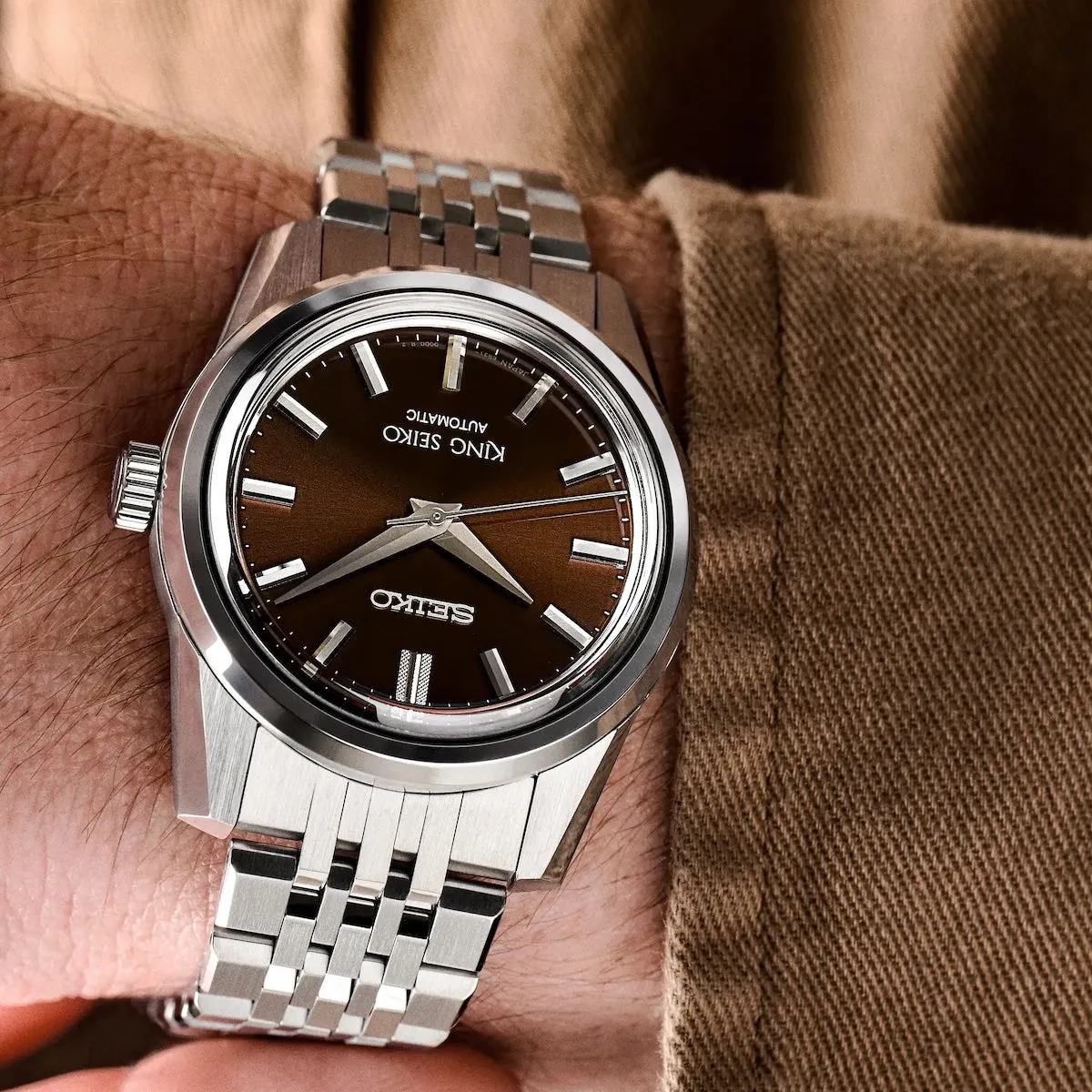 King Seiko Brown sold by Jura Watches product image thumbnail 5