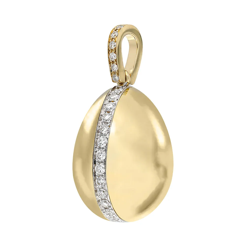 Faberge Heritage 18ct Yellow Gold 0.18ct Diamond Egg Charm Exclusive Edition sold by Jura Watches product image thumbnail 3