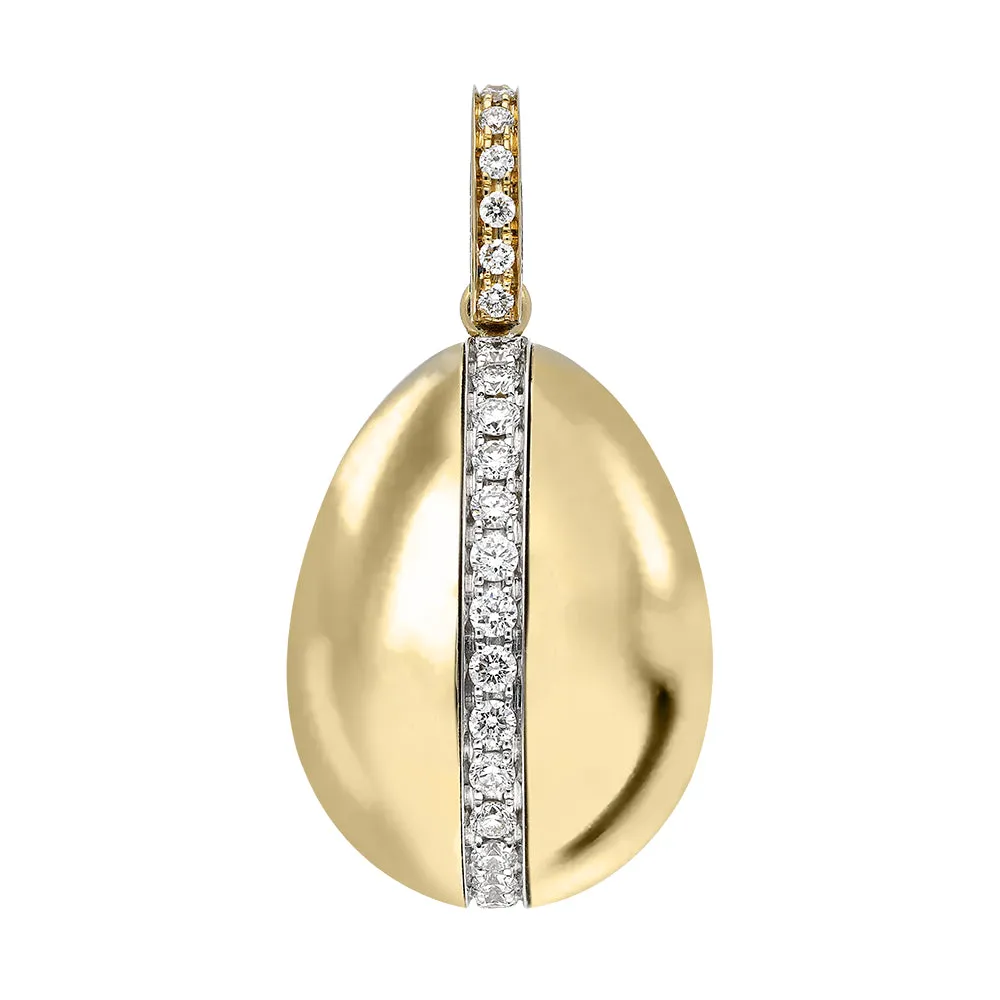 Faberge Heritage 18ct Yellow Gold 0.18ct Diamond Egg Charm Exclusive Edition sold by Jura Watches product image thumbnail 2