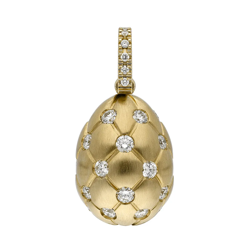 Faberge Treillage 18ct Yellow Gold 0.78ct Diamond Egg Charm Exclusive Edition sold by Jura Watches product image thumbnail 2