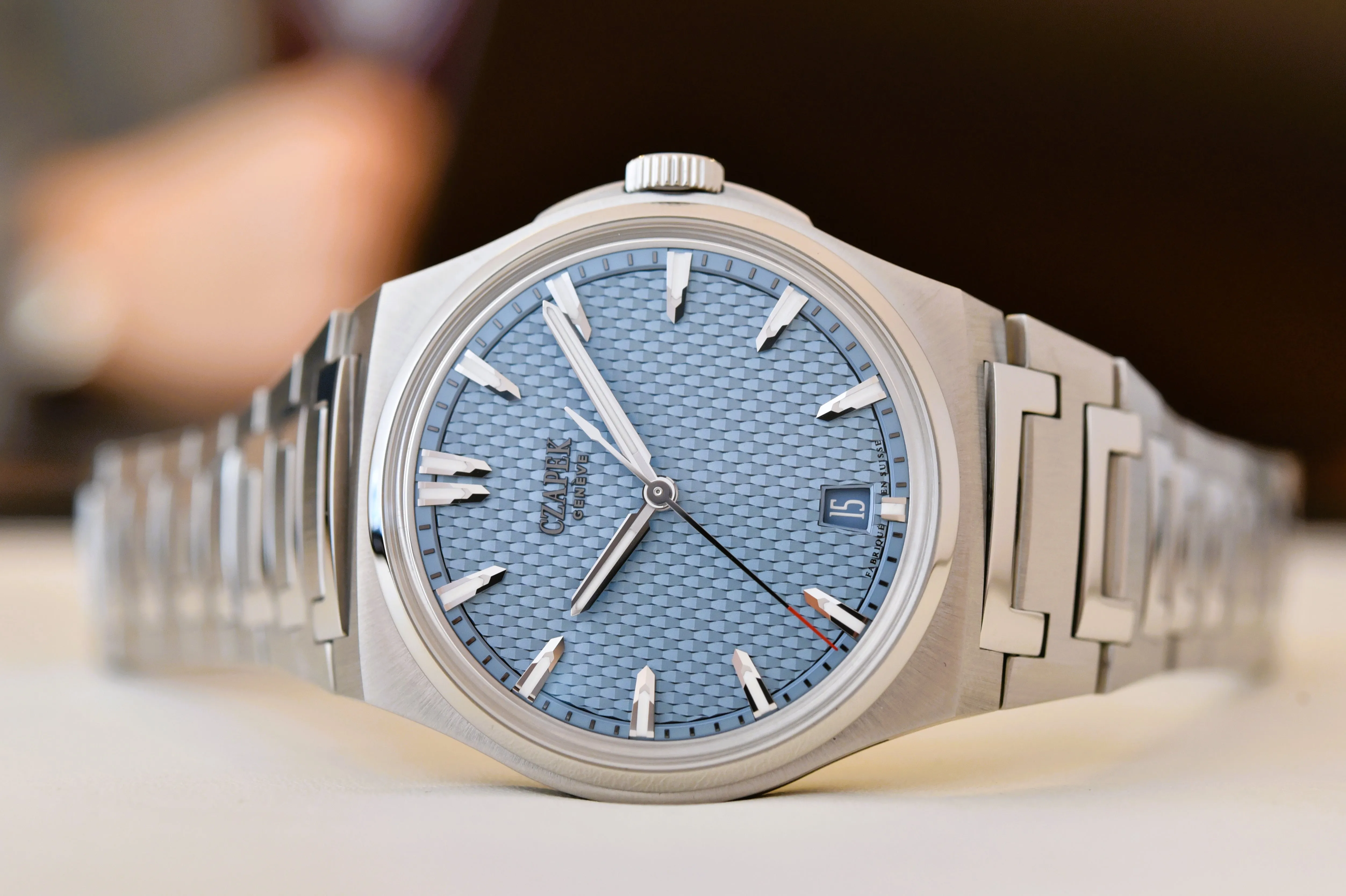 Czapek Antarctique Passage de Drake Glacier Blue S 38.5mm sold by Jura Watches product image thumbnail 5