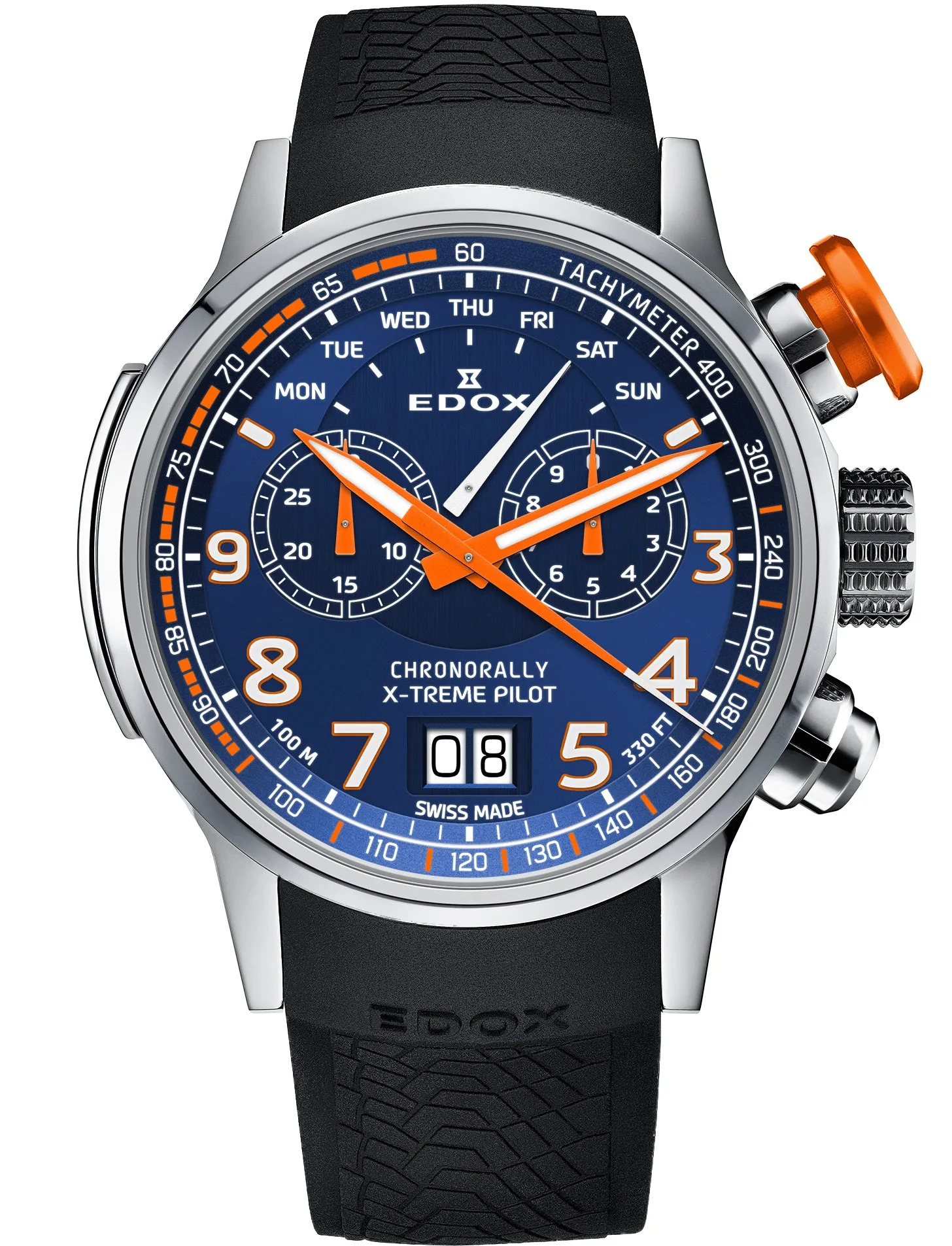 Edox Chronorally Quartz Chronograph Titanium sold by Jura Watches