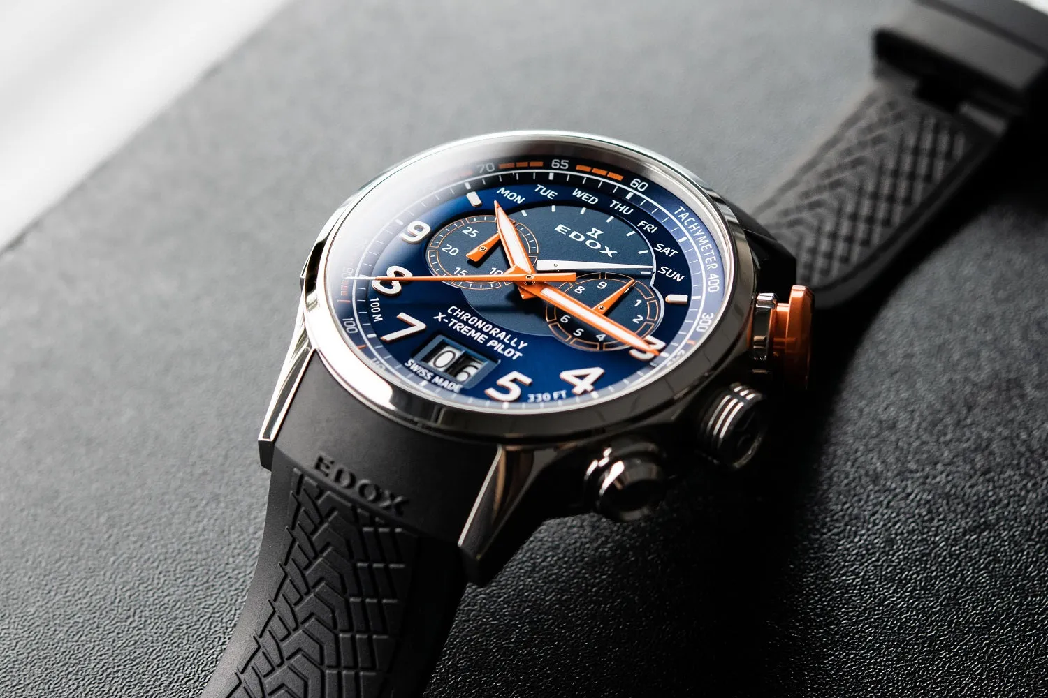 Edox Chronorally Quartz Chronograph Titanium sold by Jura Watches product image thumbnail 2