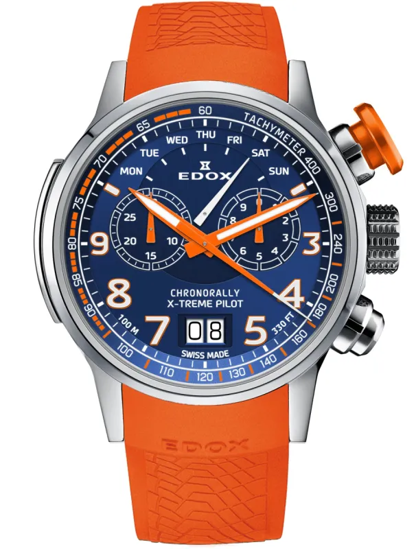 Edox Chronorally Quartz Chronograph Titanium made by Edox