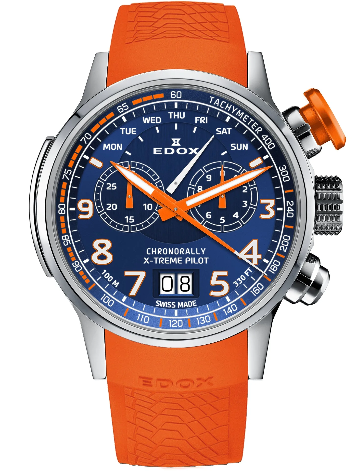 Edox Chronorally Quartz Chronograph Titanium sold by Jura Watches