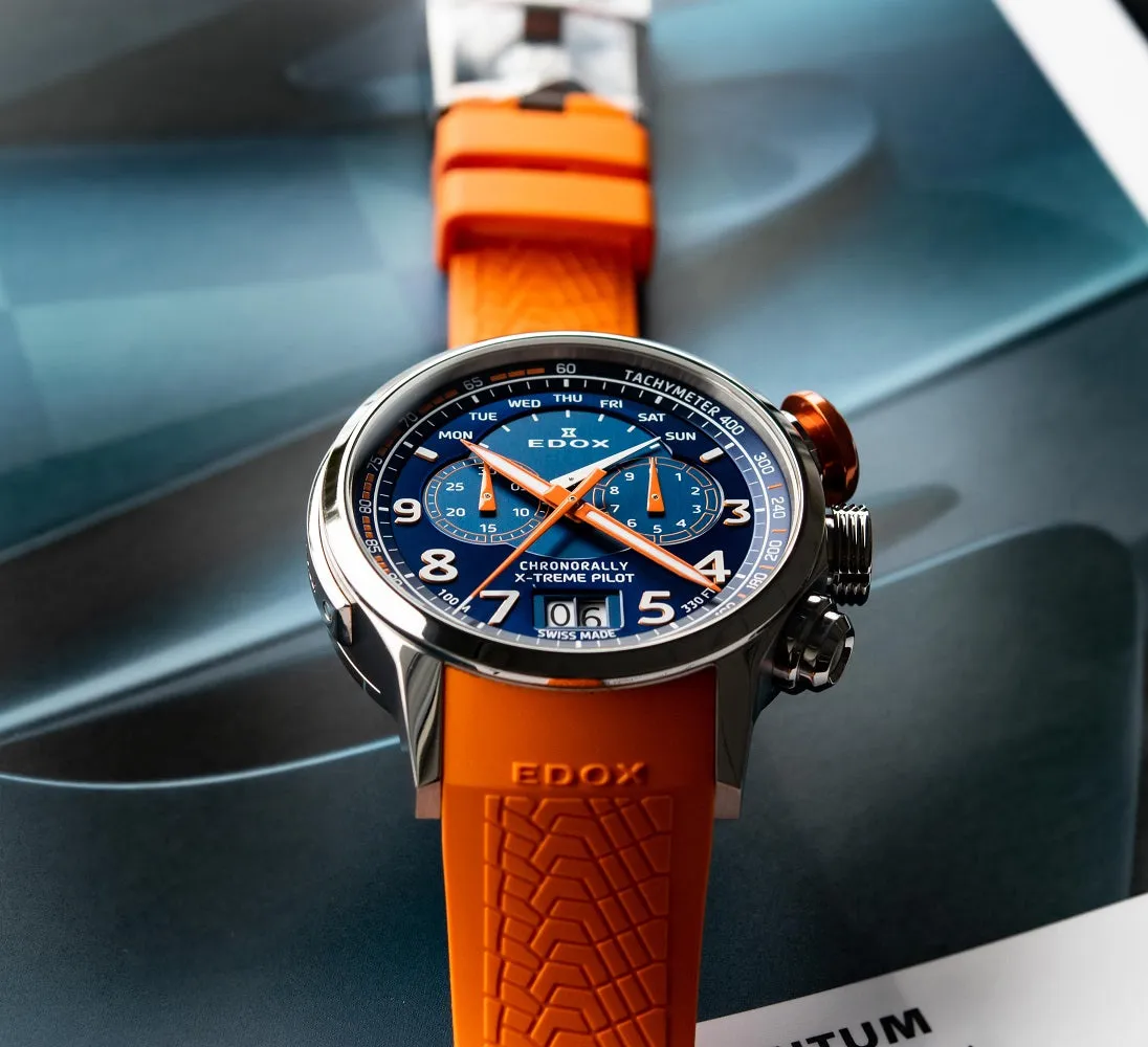 Edox Chronorally Quartz Chronograph Titanium sold by Jura Watches product image thumbnail 3