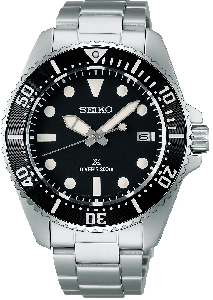 Seiko Prospex Solar Divers Pure Black Watch sold by Jura Watches