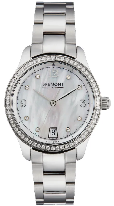 Bremont Solo Lady K White Mother of Pearl sold by Jura Watches