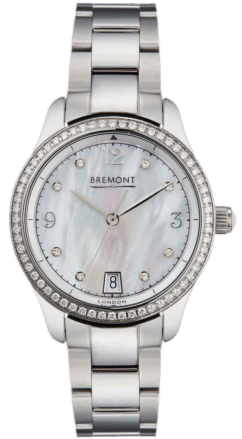 Bremont Solo Lady K White Mother of Pearl sold by Jura Watches