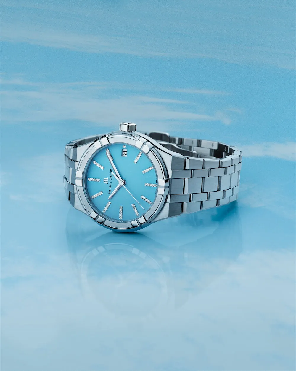 Maurice Lacroix Aikon Quartz 35mm Deep Sky Blue Watch sold by Jura Watches product image thumbnail 2