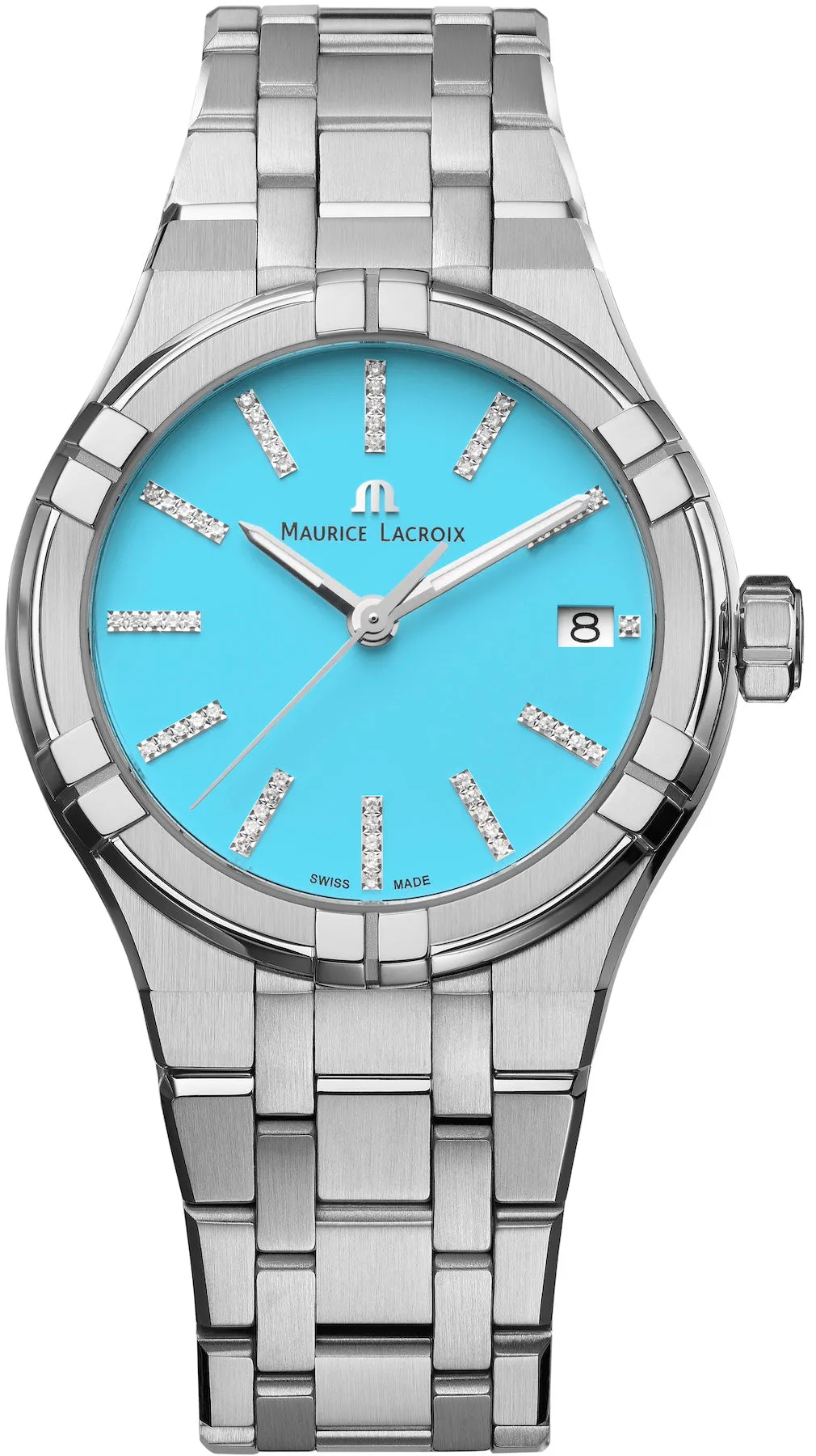 Maurice Lacroix Aikon Quartz 35mm Deep Sky Blue Watch sold by Jura Watches